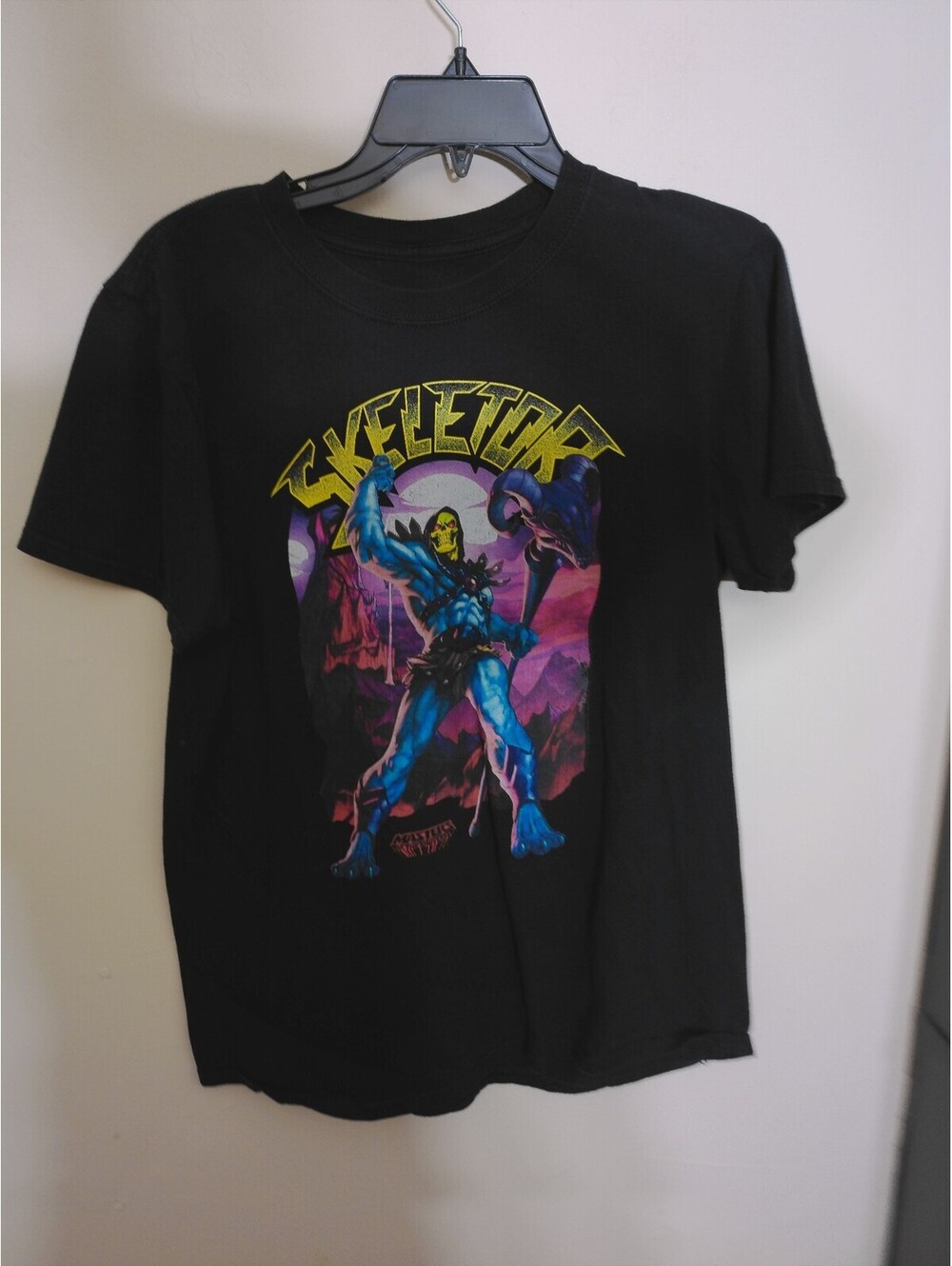 Masters of the Universe Skeletor Graphic T Shirt Mens Size M Black graphic tee